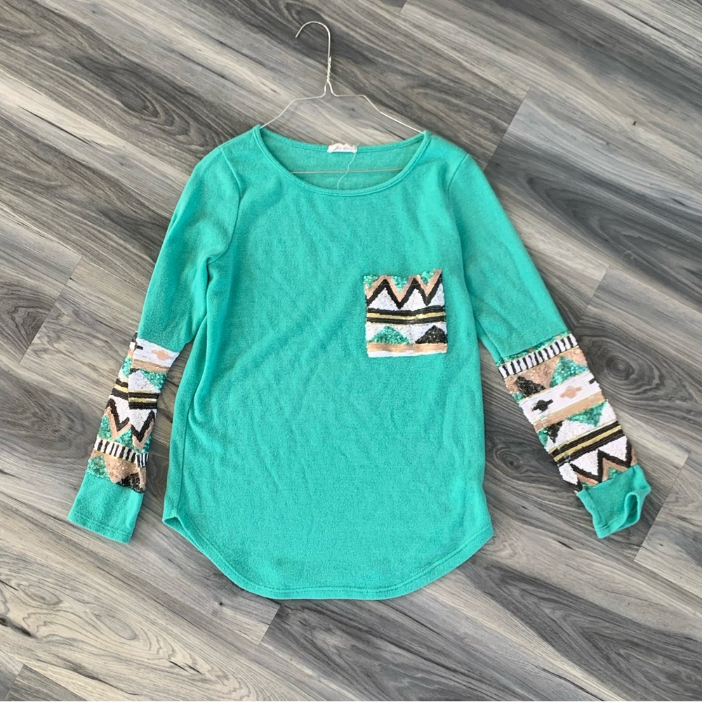 Boutique Sequin Top